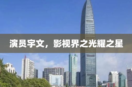 演員宇文，影視界之光耀之星
