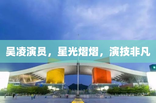 吳凌演員，星光熠熠，演技非凡