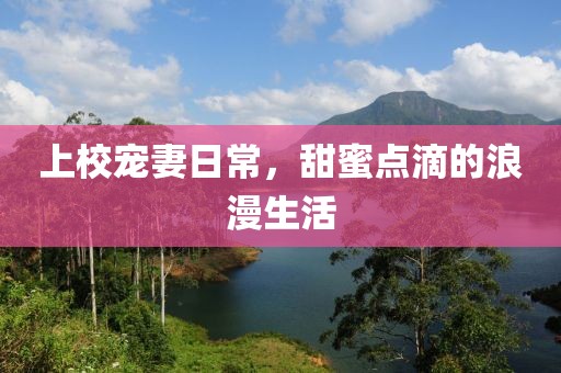 上校寵妻日常，甜蜜點(diǎn)滴的浪漫生活