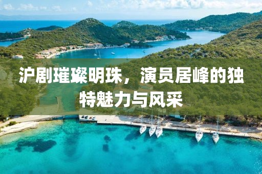 滬劇璀璨明珠，演員居峰的獨(dú)特魅力與風(fēng)采