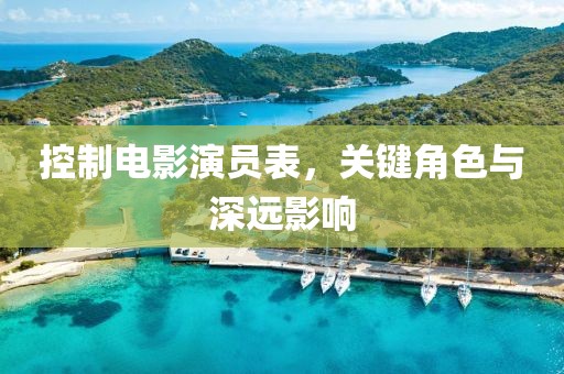 控制電影演員表，關(guān)鍵角色與深遠(yuǎn)影響