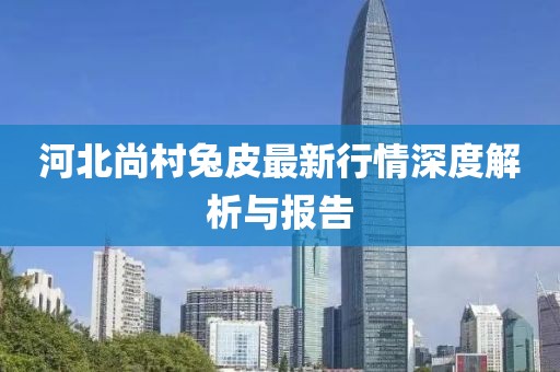 河北尚村兔皮最新行情深度解析與報告