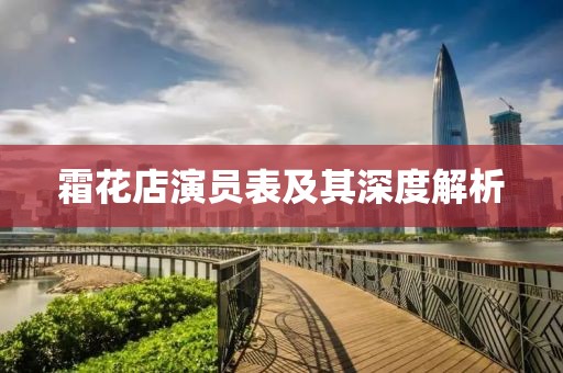 霜花店演員表及其深度解析