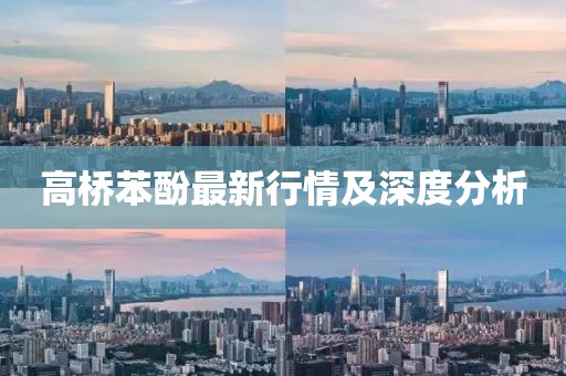 高橋苯酚最新行情及深度分析