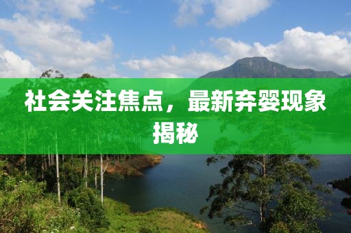 社會關注焦點，最新棄嬰現(xiàn)象揭秘