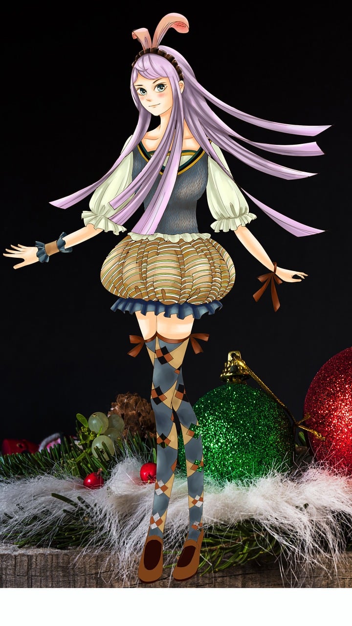 二次元世界探索，動漫少女美圖欣賞